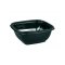 Контейнер квадрат 126х126х50мм, 375мл, черный, ПЭТ 500 шт./уп. 500  шт/кор 