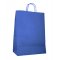 Крафт пакет с кручеными ручками, 26*15*35 (Ш*Г*В) см (синий)