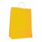 Крафт пакет с кручеными ручками, 25*11*32 (Ш*Г*В) см (желтый)
