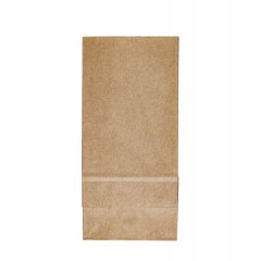 Крафт пакет с прямоугольным окном 12*8*25см (2 слоя), бурый