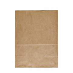 Крафт пакет с прямоугольным дном 26*15*34см, 70 г/м2 (бурый)
