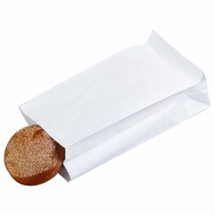 Крафт пакет с прямоугольным дном 120*80*250мм, 65 г/м2 (белый)