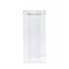 Крафт пакет с V-образным дном со складкой 170*70*300мм, 40 г/м2 (белый)