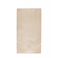 Крафт пакет с V-образным дном со складкой 140*60*250мм, 40 г/м2 (бежевый)