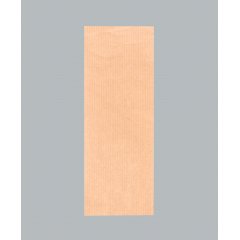 Пакет с центральным швом 8(+5)*25см, (бурый), Крафт/Метал/БОПП/ПЭ