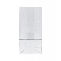 Крафт пакет с прямоугольным окном 120*80*250 мм (2 слоя), белый