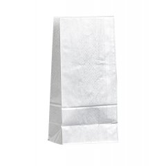 Крафт пакет с прямоугольным окном 120*80*250 мм (2 слоя), белый