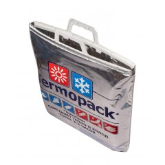 Термопакет Премиум 420*450мм, Металл/Металл, серебряный