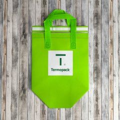 Термосумка ТермоТоут 24х24х15см, салатовый