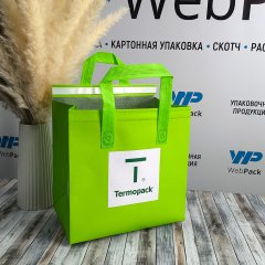 Термосумка ТермоТоут 24х24х15см, салатовый