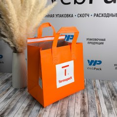 Термосумка ТермоТоут 24х24х15см, оранжевый