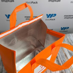 Термосумка ТермоТоут 24х24х15см, оранжевый