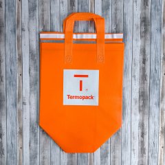 Термосумка ТермоТоут 26х26х17см, оранжевый