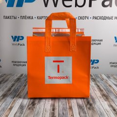 Термосумка ТермоТоут 26х26х17см, оранжевый