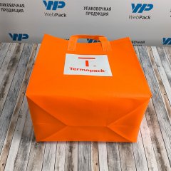 Термосумка ТермоТоут 26х26х17см, оранжевый