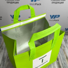 Термосумка ТермоТоут 30х30х20см, салатовый