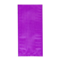 Пакет пятишовный 117(+70)*250мм, Метал/БОПП/PE, сиреневый,черные фальцы