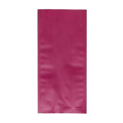 Пакет пятишовный 117(+70)*250мм, Метал/БОПП/PE, бордовый