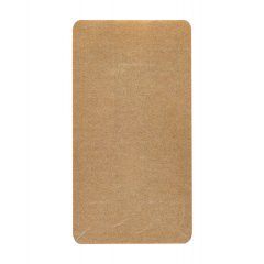 Пакет восьмишовный 10(+7)*19см, (светлая бумага), 3 слоя, с отрывным замком, с плоским дном, с окном 4см