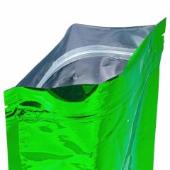 Пакет Дой-Пак 12*21(+4)см, Металл/PET/БОПП (зеленый)