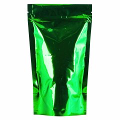 Пакет Дой-Пак 120*210(+40)мм, Металл/PET/БОПП (зеленый)
