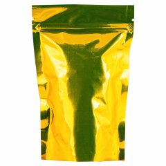 Пакет Дой-Пак 135*200(+40)мм, Металл/PET/БОПП (золото)