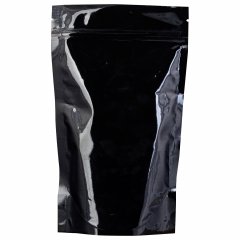 Пакет Дой-Пак 13,5*20(+4)см, PET/PE (черный), с овальным окном