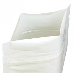 Пакет Дой-Пак 16*21(+4)см, PET/PE (белый матовый) с овальным окошком