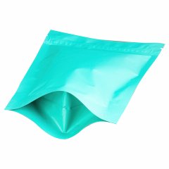 Пакет Дой-Пак 13,5*20(+4)см, Металл/PET/БОПП (бирюзовый матовый)