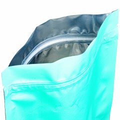 Пакет Дой-Пак 13,5*20(+4)см, Металл/PET/БОПП (бирюзовый матовый)