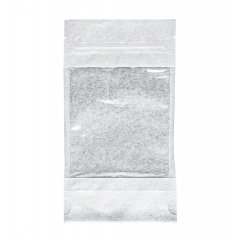 Пакет Дой-Пак 10,5*18,5(+3)см, Крафт (белый), с окном