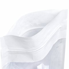 Пакет Дой-Пак 11*18,5(+3)см, Крафт (белый), с окном