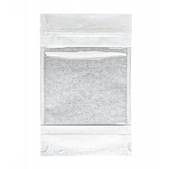 Пакет Дой-Пак 12*18,5(+3)см, Крафт (белый), с окном