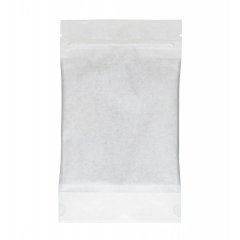 Пакет Дой-Пак 13,5*22,5(+3,5)см, Крафт (белый), с окном