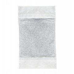 Пакет Дой-Пак 13,5*22,5(+3,5)см, Крафт (белый), с окном