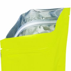 Пакет Дой-Пак 13,5*20(+4)см, Металл/PET/БОПП (салатовый матовый)