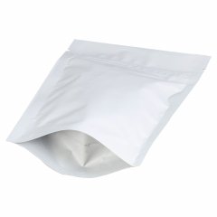 Пакет Дой-Пак 10,5*15(+3)см, Металл/PET/БОПП (белый матовый)