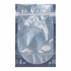 Пакет Дой-Пак 12*17(+3,5)см, Металл/PET/БОПП (золото)