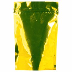 Пакет Дой-Пак 12*17(+3,5)см, Металл/PET/БОПП (золото)