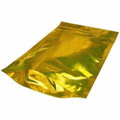 Пакет Дой-Пак 17*26(+4,5)см, Металл/PET/БОПП (золото)