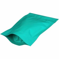 Пакет Дой-Пак 10,5*15(+3)см, Металл/PET/БОПП (темно-бирюзовый, матовый)