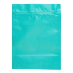 Пакет Дой-Пак 15*20(+4)см, Металл/PET/БОПП (бирюзовый, матовый)