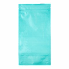 Пакет Дой-Пак 12*23,5(+3,5)см, Металл/PET/БОПП (светло-бирюзовый, матовый)