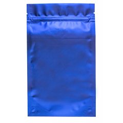 Пакет Дой-Пак 13,5*22,5(+4)см, Металл/PET/БОПП (фиолетово-синий, матовый)