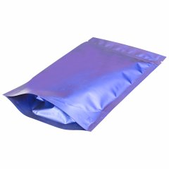 Пакет Дой-Пак 13,5*22,5(+4)см, Металл/PET/БОПП (фиолетово-синий, матовый)