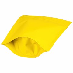 Пакет Дой-Пак 13,5*20(+4)см, Металл/PET/БОПП (желтый матовый)