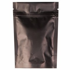 Пакет Дой-Пак 105*150(+30)мм, Металл/PET/БОПП (темно-коричневый, матовый)