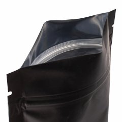 Пакет Дой-Пак 10,5*15(+3)см, Металл/PET/БОПП (темно-коричневый, матовый)