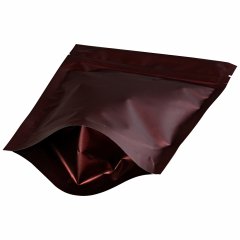 Пакет Дой-Пак 13,5*20(+4)см, Металл/PET/БОПП (коричневый матовый)