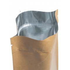 Пакет Дой-Пак 13,5*22,5(+3,5)см, PET/Крафт/БОПП, ламинированный матовый